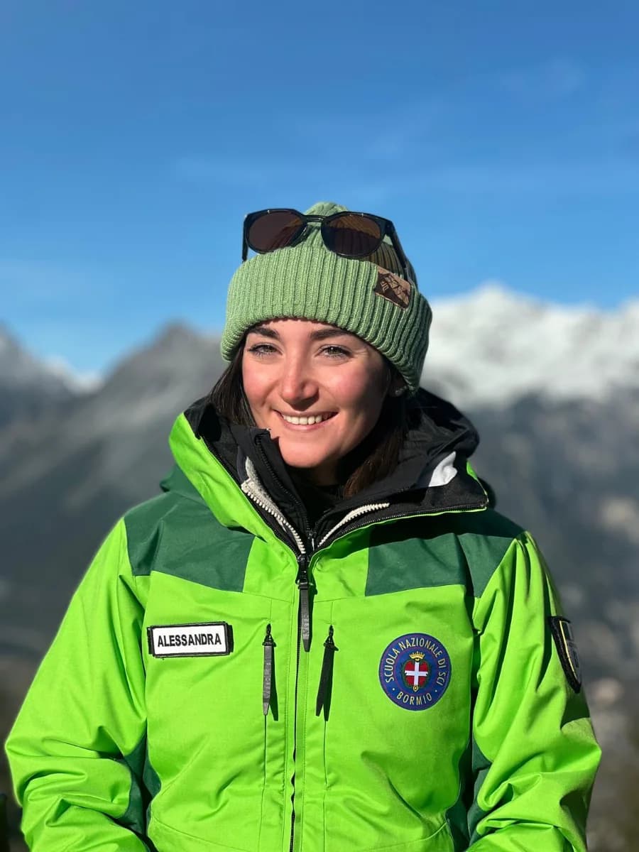 Portrait of Valsecchi Alessandra, Scuola Sci Bormio instructor