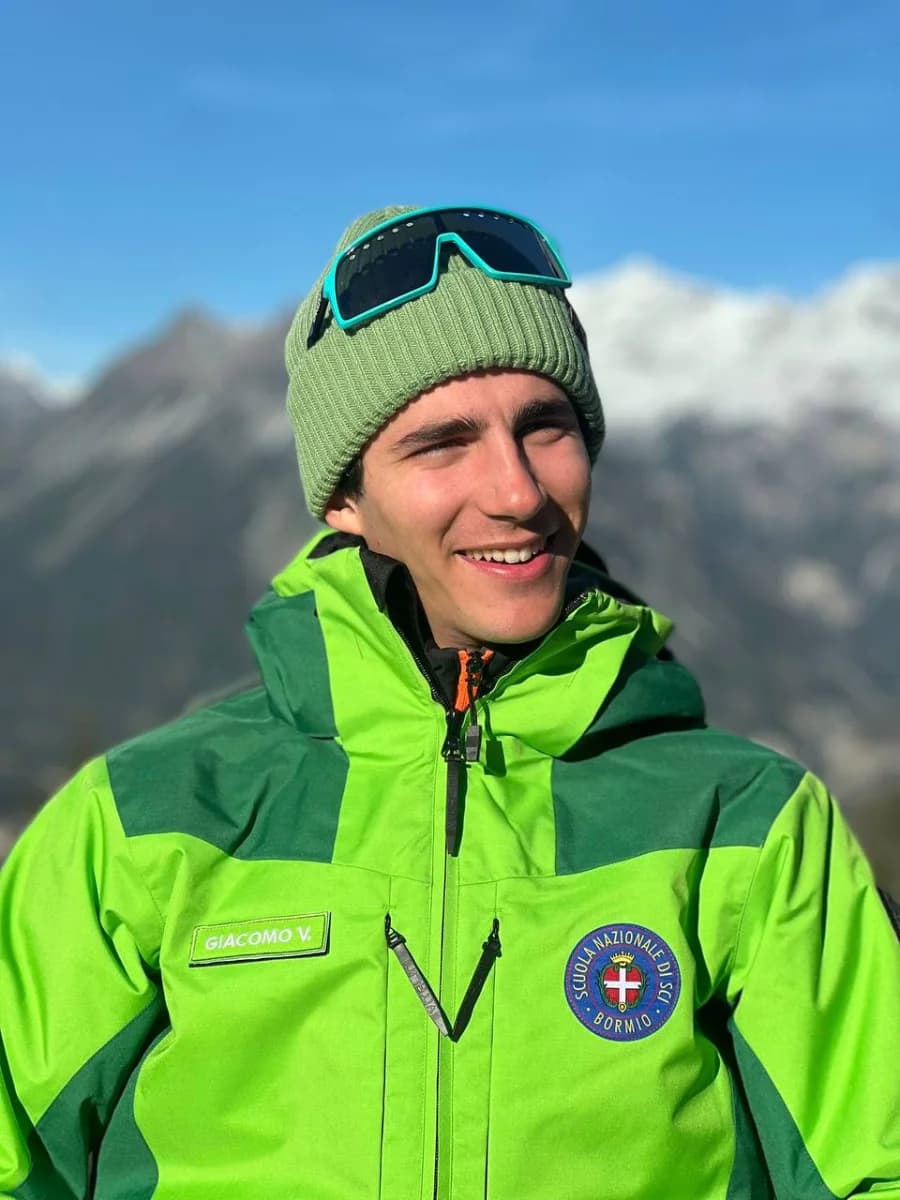 Portrait of Venturato Giacomo, Scuola Sci Bormio instructor